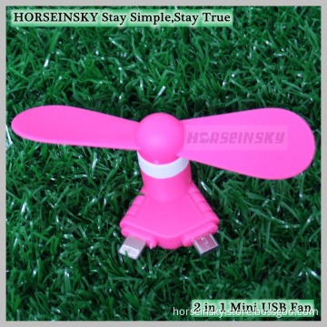 ABS Material Mini Fan Promotion Gift Micro USB Cooler Fan for Apple Phone Android